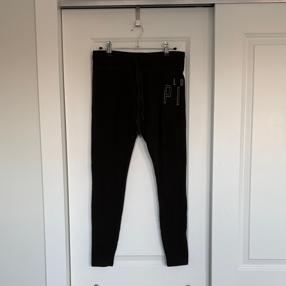 Black Womens Legging Sweat Pants